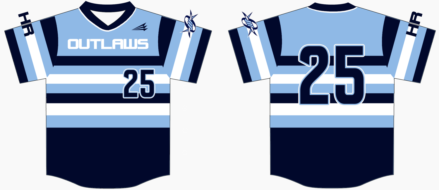 Mifflinburg Outlaws Custom NanoDri Baseball Jersey #3b