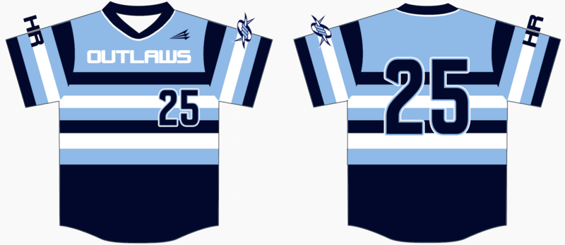 Mifflinburg Outlaws Custom NanoDri Baseball Jersey #3b