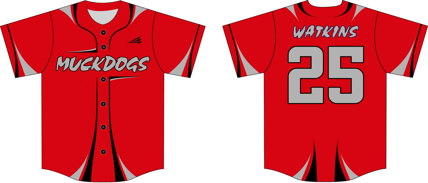 Muckdogs Custom NanoDri Baseball Jersey Design #3