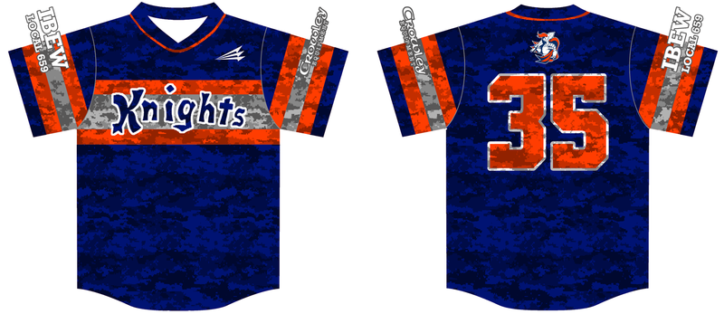 Central Lane Custom HexaFlex Baseball Jersey Design #1C