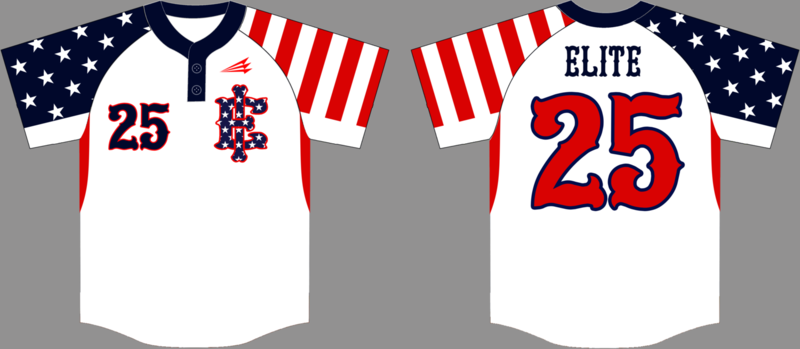 Indiana Elite Custom HexaFlex Baseball Jersey #3D