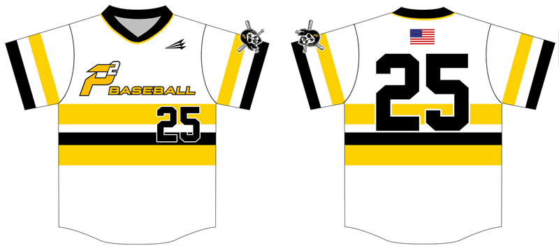 P2 Athletics Custom HexaFlex Baseball Jersey Design #4C