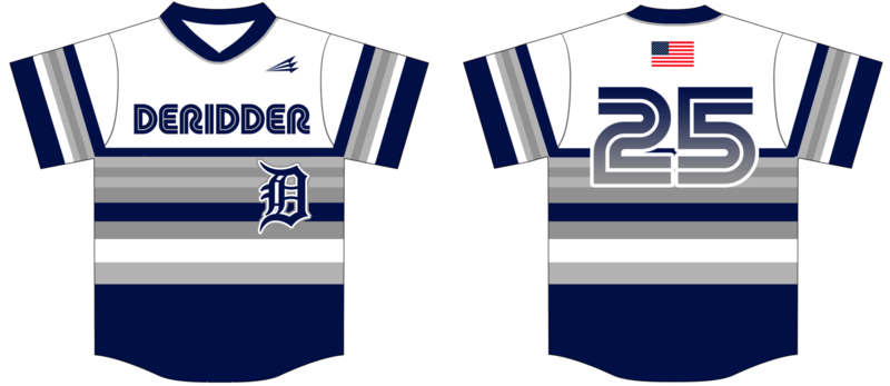 DeRidder Custom NanoDri Baseball Jersey #2b