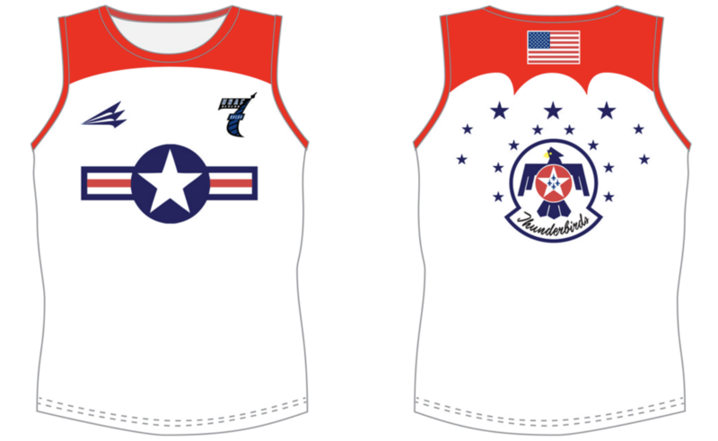 Air Force 7s Thunderbird Singlet