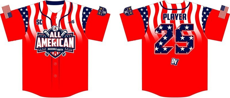 Baseball Youth All-Americans Myrtle Beach 2018 Baseball Jersey #1