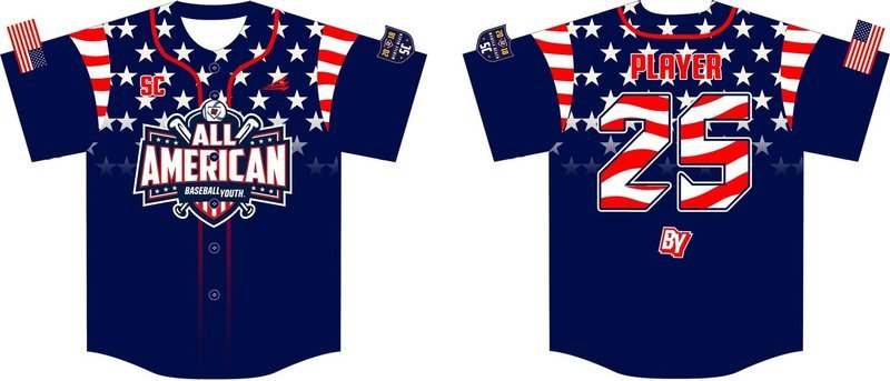 Baseball Youth All-Americans Myrtle Beach 2018 Baseball Jersey #2