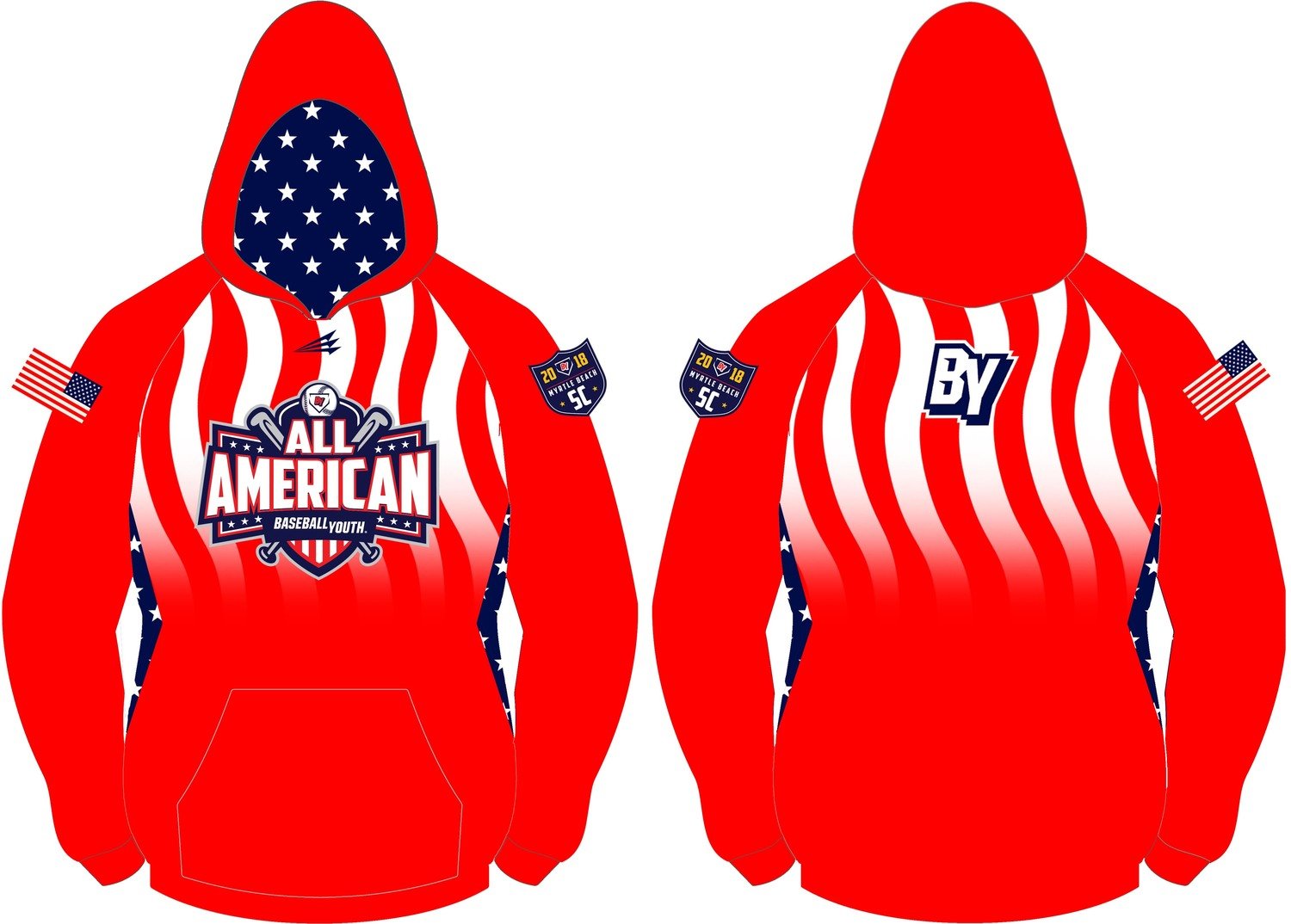 Baseball Youth All-Americans Myrtle Beach 2018 Vulcan Hoodie VH2
