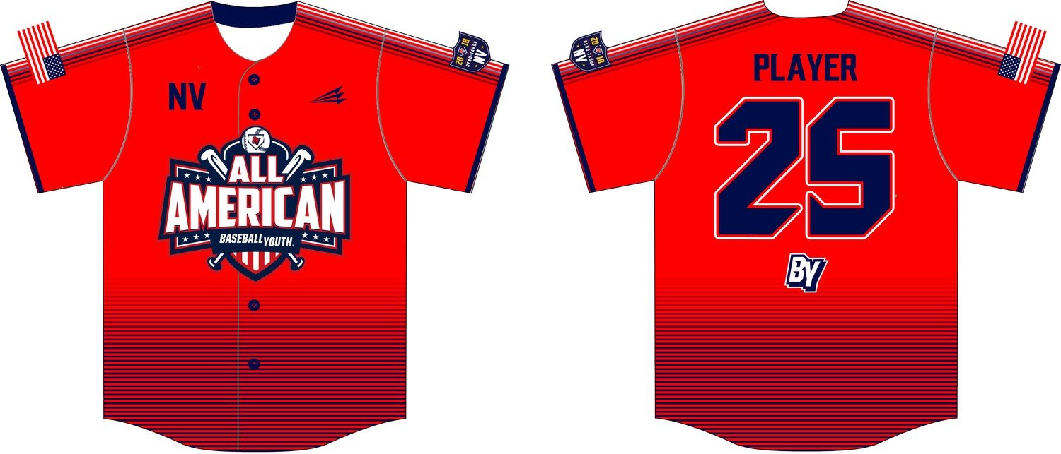 Baseball Youth All-Americans Reno 2018 Baseball Jersey 1