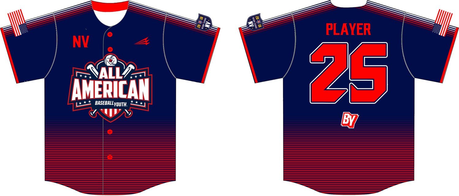 Baseball Youth All-Americans Reno 2018 Baseball Jersey 2