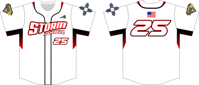 Storm (Mulville) Custom HexaFlex Baseball Jersey #1C