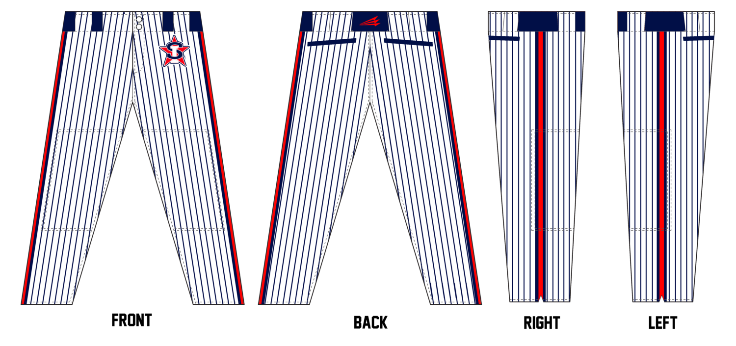 Sudden Impact (Smith) Custom Stacheman Elite Long Baseball Pants #BP2