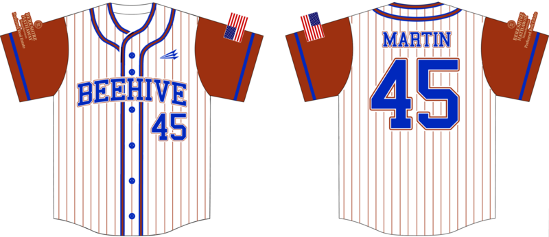 Beehive Custom NanoDri Baseball Jersey Design #14