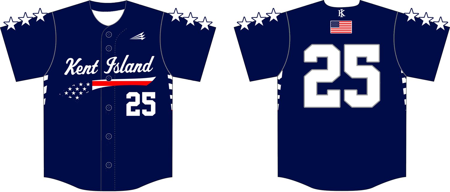 Kent Island Bucs Custom HexaFlex Baseball Jersey #1E