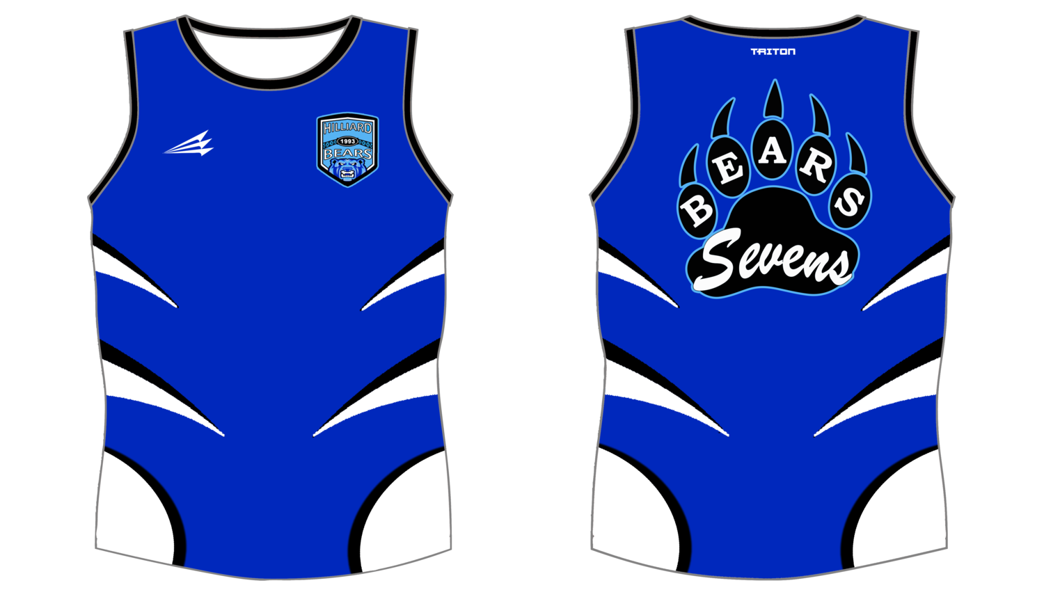 Hilliard Bears Custom Rugby Singlet #3