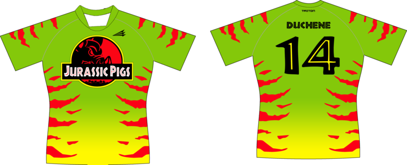 Portland Rugby Club Custom Pro-Premier Rugby Jersey #4
