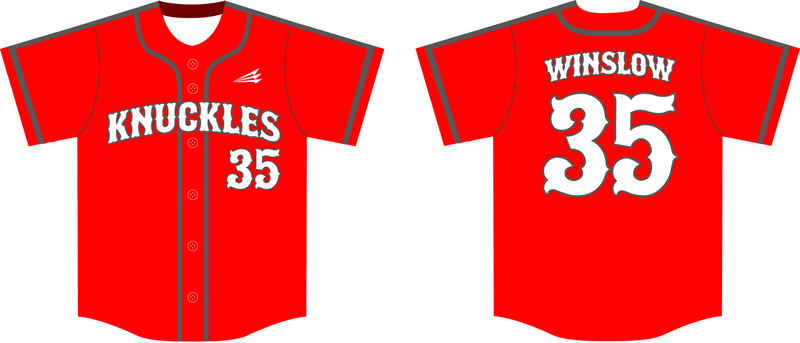 Winslow Knuckles Custom HexaFlex Baseball Jersey #6B