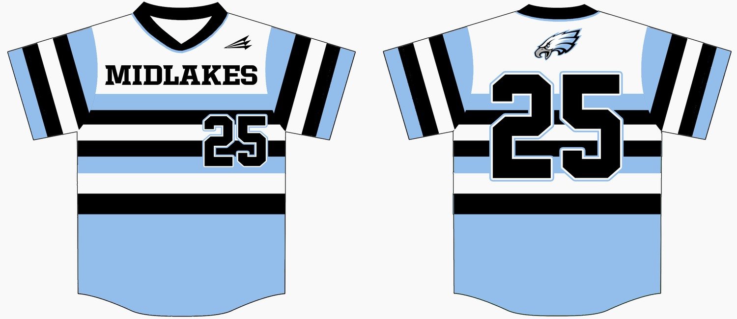 Midlakes Varsity Custom NanoDri Baseball Jersey #2