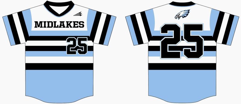 Midlakes Varsity Custom NanoDri Baseball Jersey #2