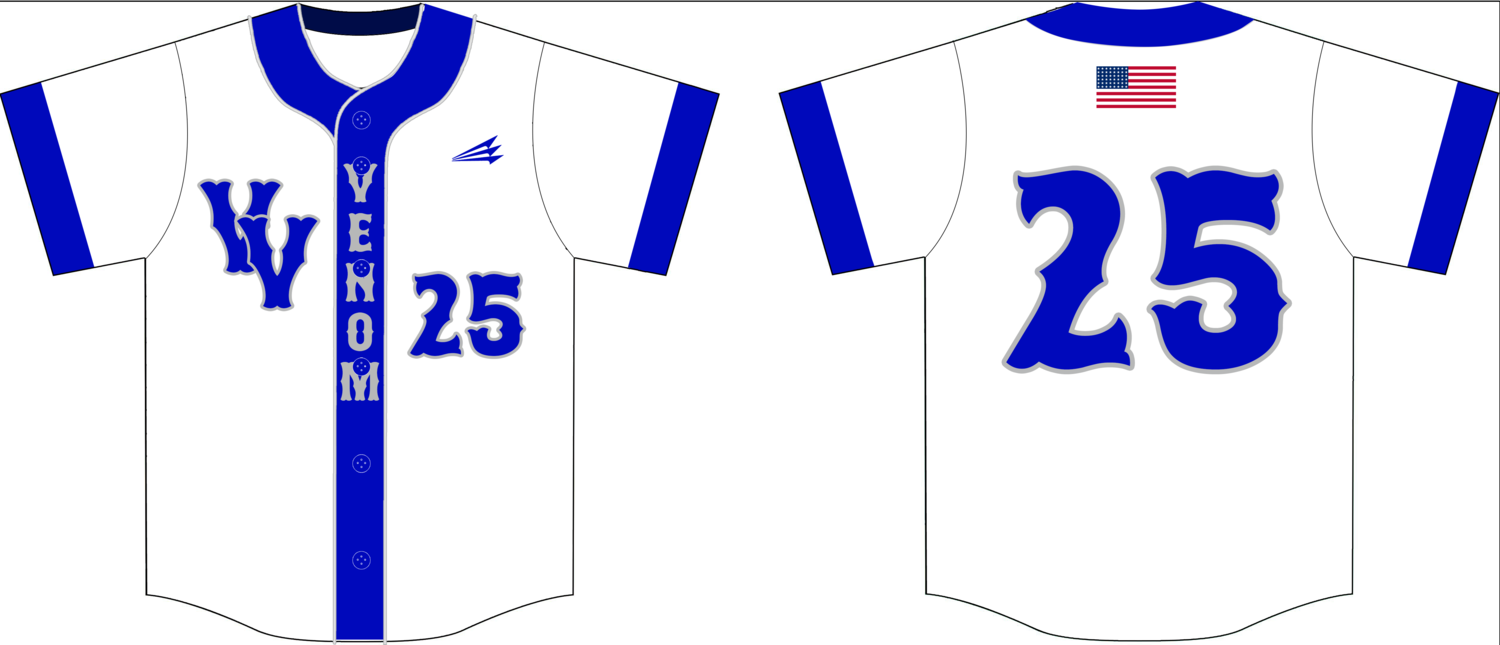 Virgin Venom Custom Hexaflex Baseball Jersey Design #3