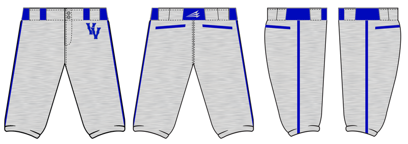 Virginia Venom Custom Knicker Baseball Pants Design #BP1C