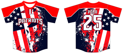 Patriots (Schrader) Custom HexaFlex Baseball Jersey #2
