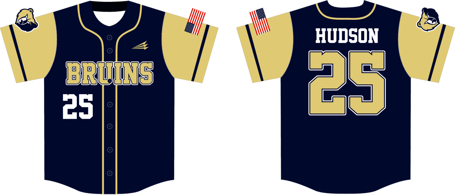 Western Branch Bruins Custom Nanodri Baseball Jersey #1A