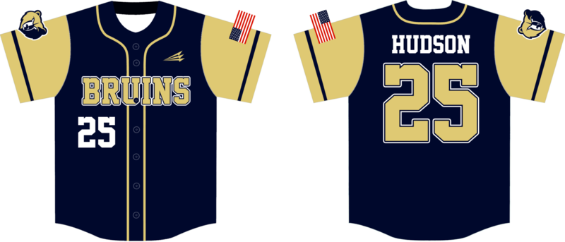 Western Branch Bruins Custom Nanodri Baseball Jersey #1A
