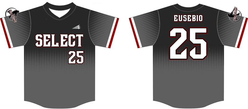 Point of Contact Select Custom NanoDri Baseball Jersey #1F