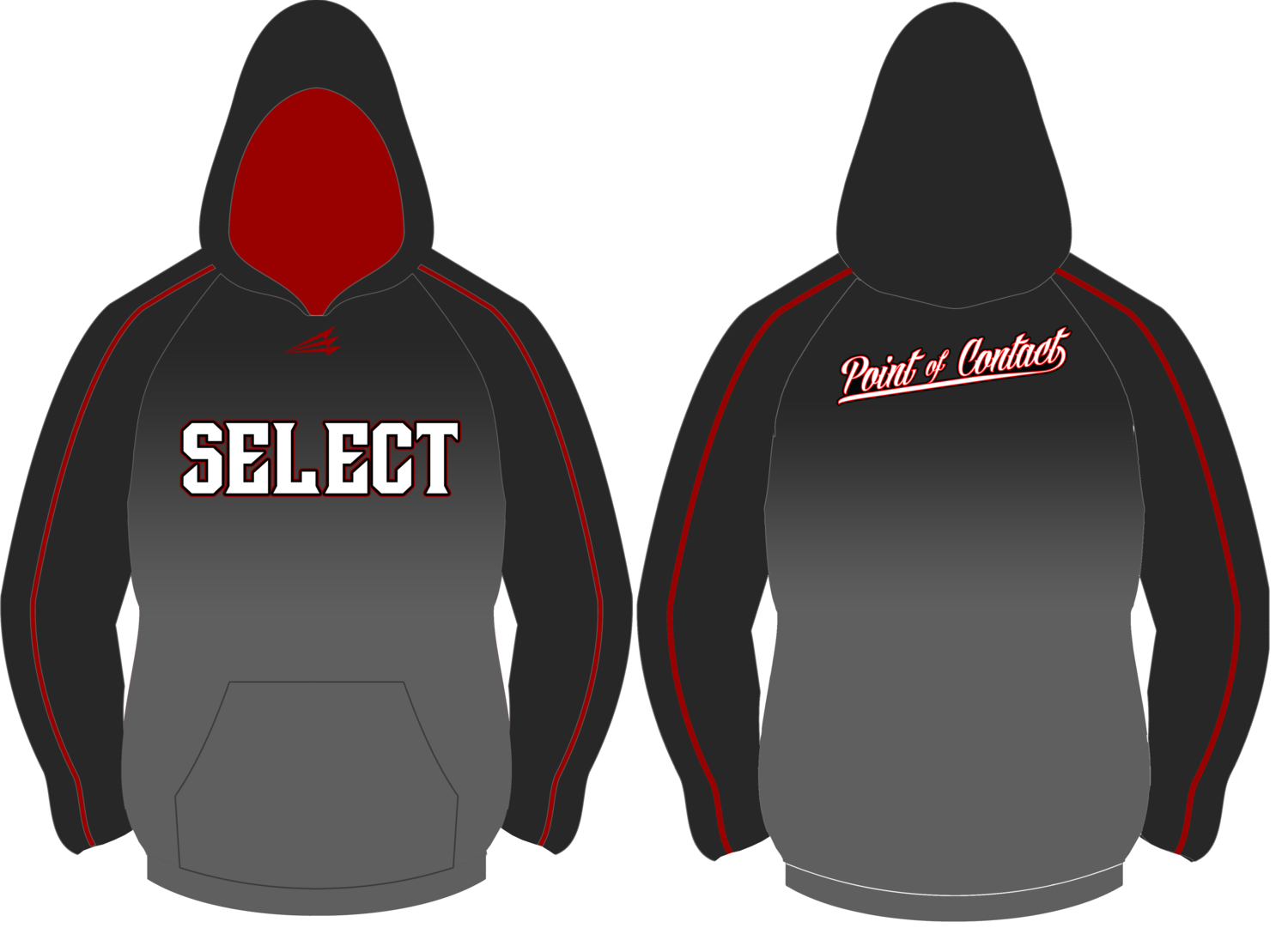 Point of Contact Select Custom Vulcan Hoodie #VH1