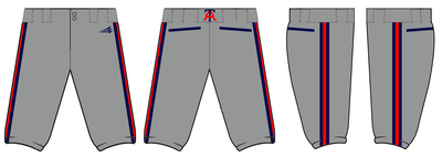 Arlington Twins Custom Stacheman Knicker Pants #BP1B
