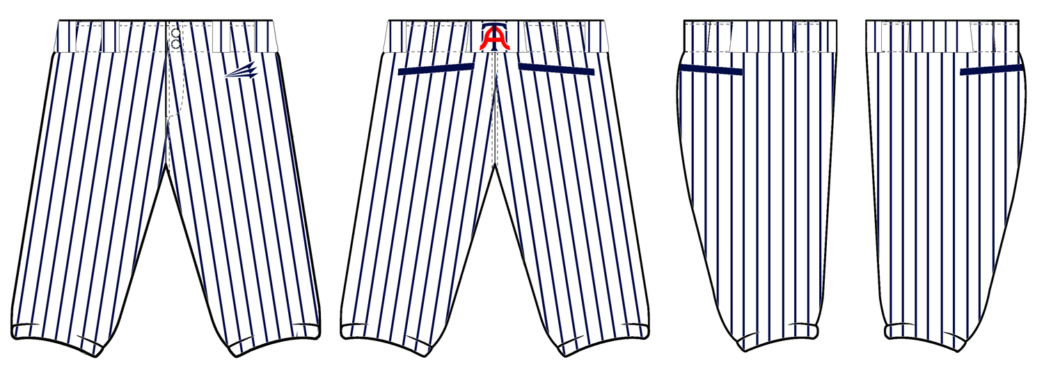 Arlington Twins Custom Stacheman Knicker Pants #BP2B