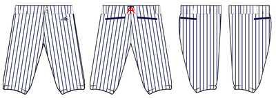 Arlington Twins Custom Stacheman Knicker Pants #BP2B