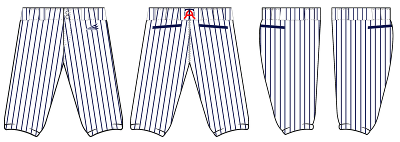 Arlington Twins Custom Stacheman Knicker Pants #BP2B