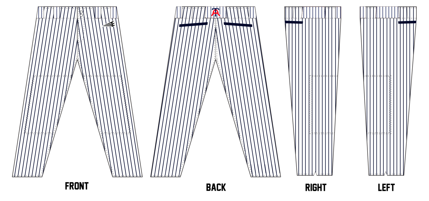 Arlington Twins Custom Stacheman Long Pants #BP2C