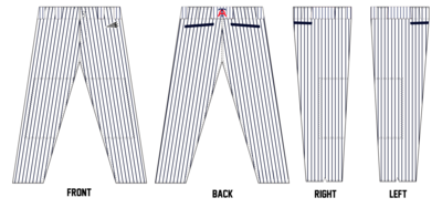 Arlington Twins Custom Stacheman Long Pants #BP2C