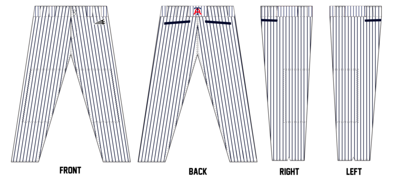 Arlington Twins Custom Stacheman Long Pants #BP2C