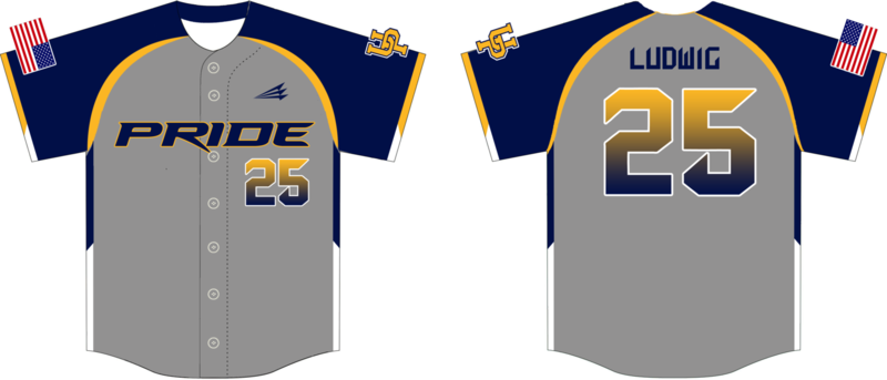 Upper Providence Pride Custom HexaFlex Baseball Jersey #9b