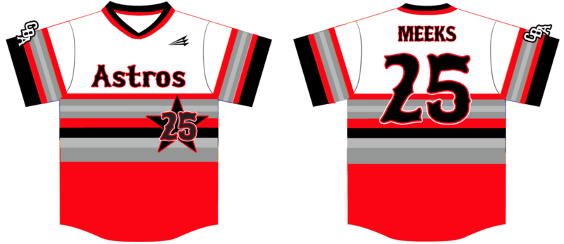 CBA (Meeks) Custom NanoDri Baseball Jersey Design #2C
