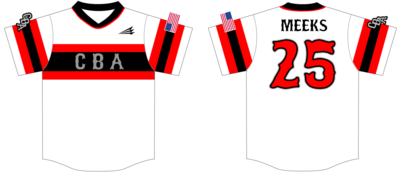 CBA (Meeks) Custom NanoDri Baseball Jersey Design #3