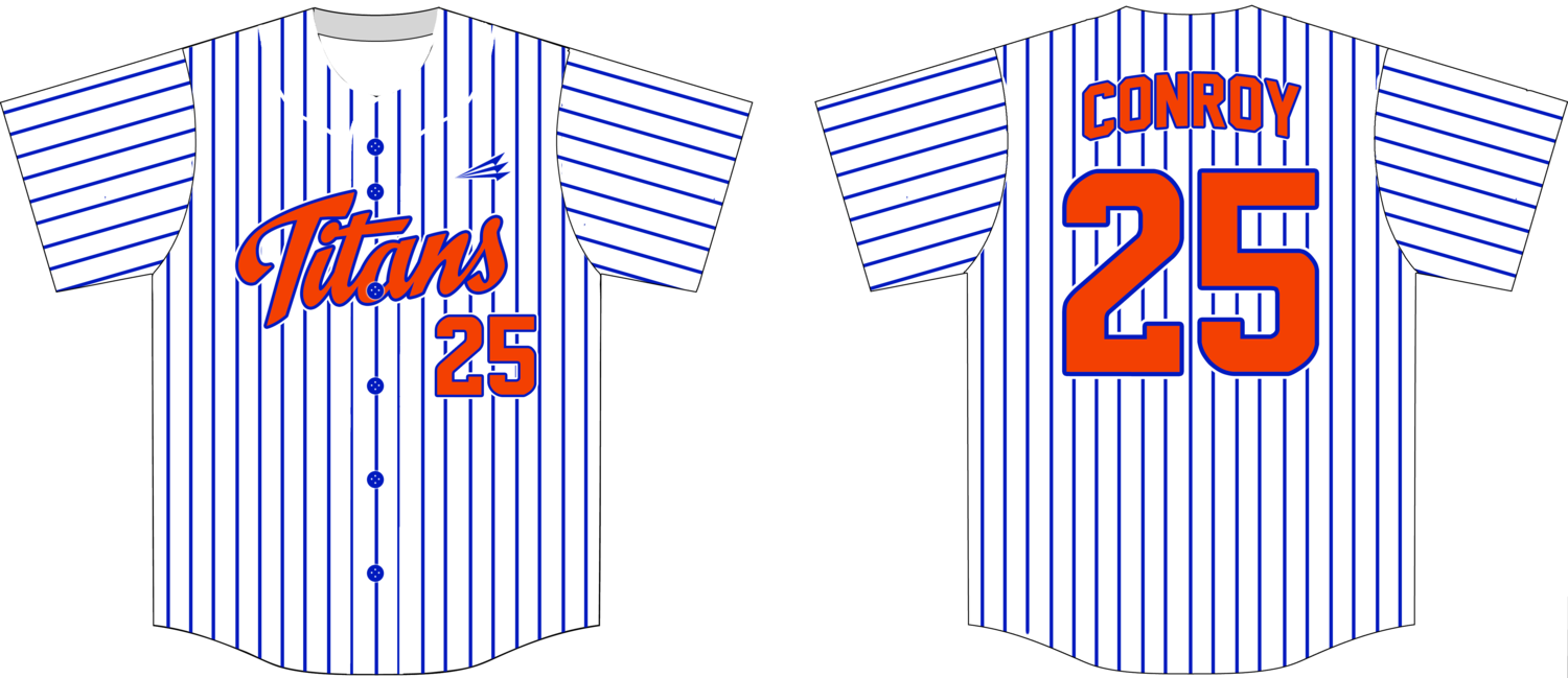 Southwest Arkansas Titans Custom Hexaflex Baseball Jersey #4