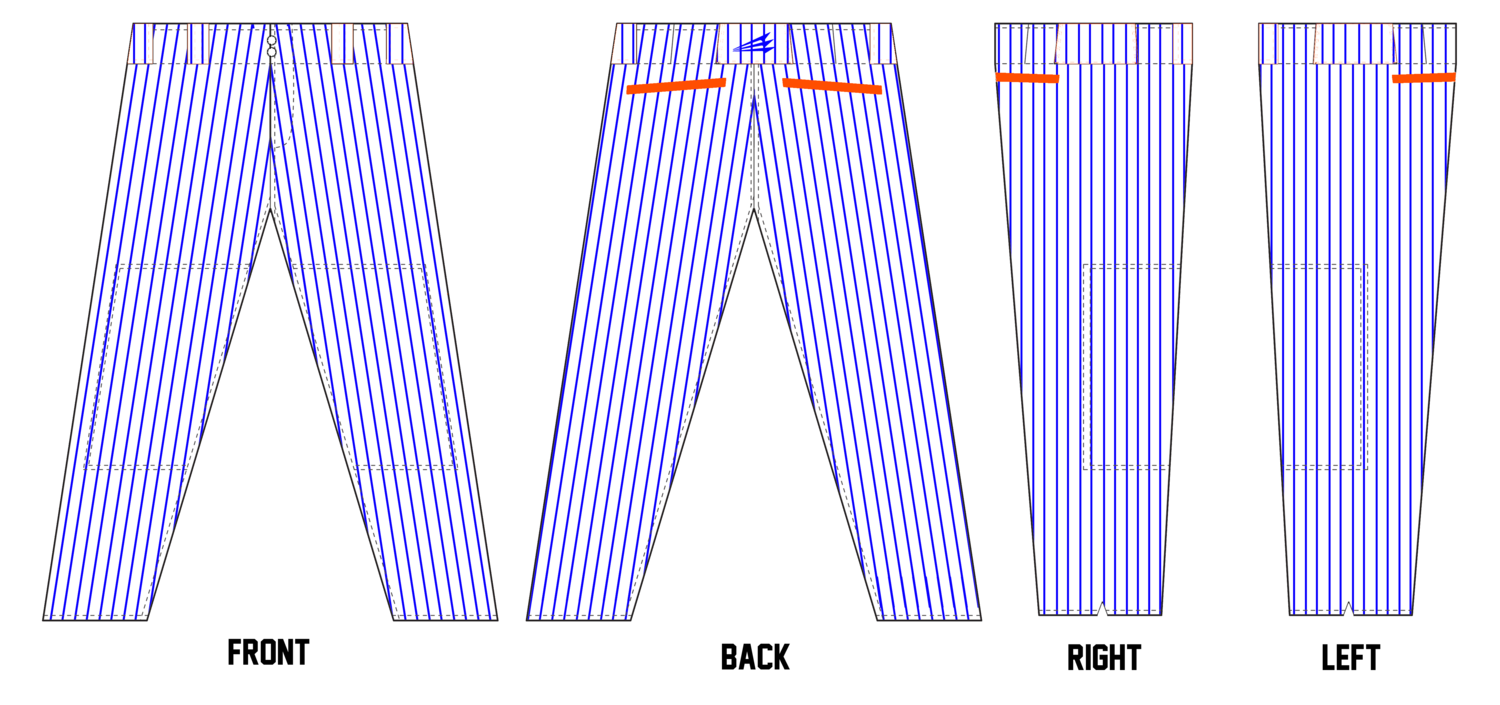 Southwest Arkansas Titans Custom Stacheman Elite Long Baseball Pants #BP5