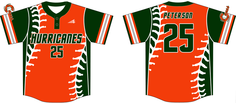 Summerville Hurricanes Custom HexaFlex Baseball Jersey #1
