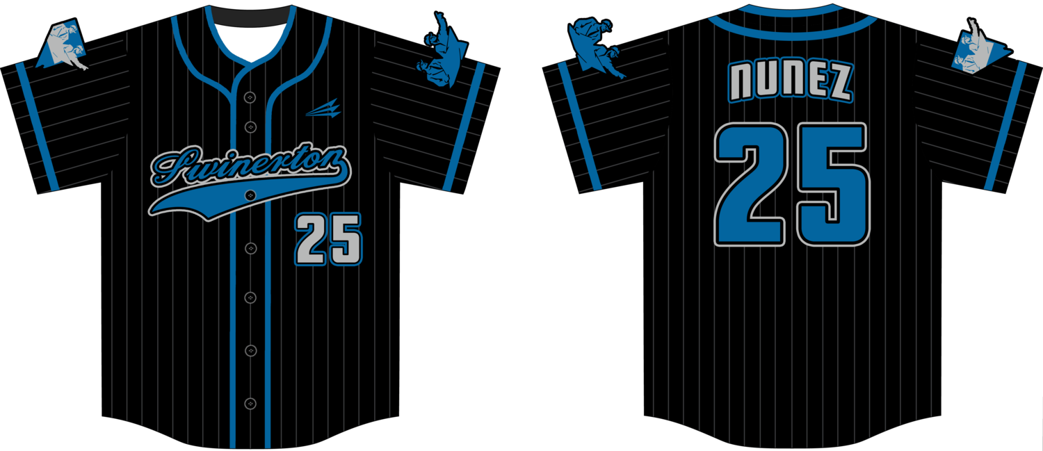 Swinerton Custom Nanodri Baseball Jersey #1B