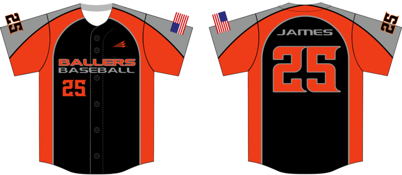 Ballers (James) Custom NanoDri Baseball Jersey #2