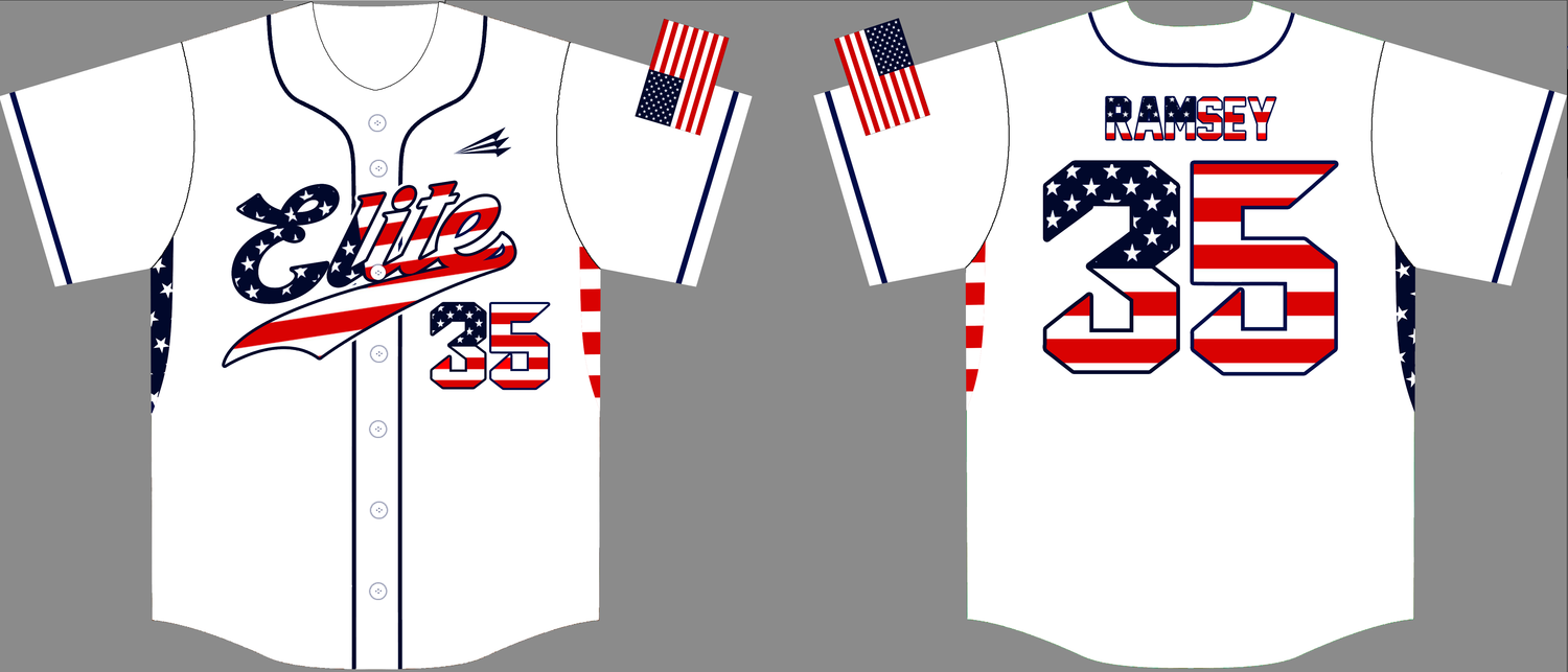 East Texas Elite Custom NanoDri Baseball Jersey #3