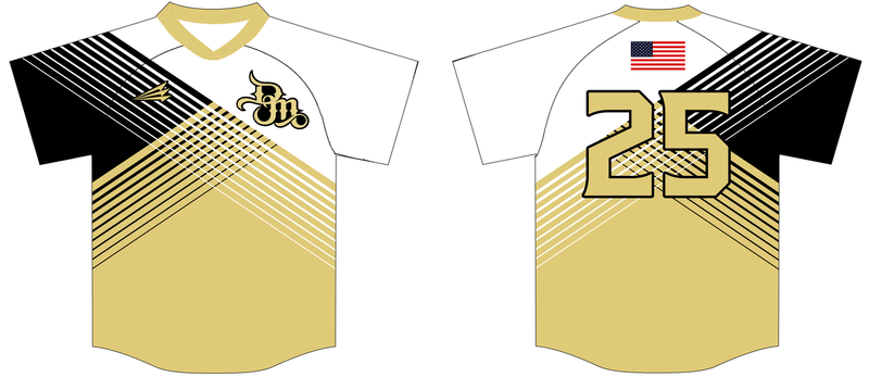Dawson Mavericks Custom HexaFlex Baseball Jersey #4B