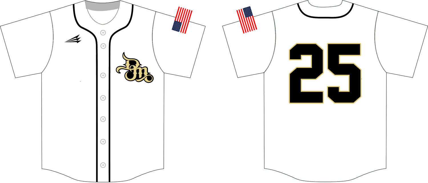 Dawson Mavericks Custom HexaFlex Baseball Jersey #1B