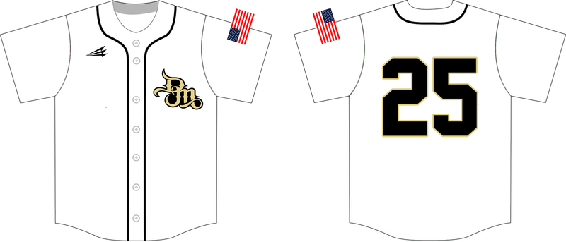 Dawson Mavericks Custom HexaFlex Baseball Jersey #1B