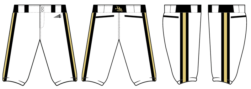 Dawson Mavericks Custom Stacheman Elite Knicker Pants #BP2A