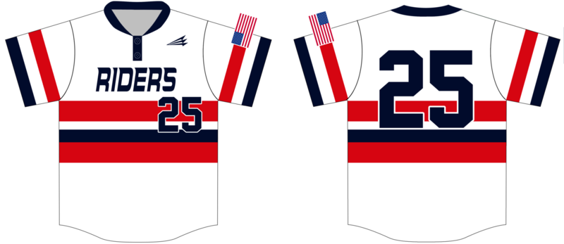 Norco Riders Custom HexaFlex Baseball Jersey #3B